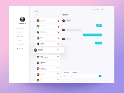 Chat Dashboard daily ui dashboard dashboard design dashboard templates design illustration logo templates uiux userexperience userinterface web design web design template websitedeign
