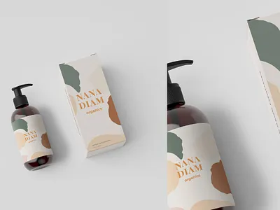 NANA DIAM Packaging brand identity branding branding and identity branding design logodesign mockup packaging