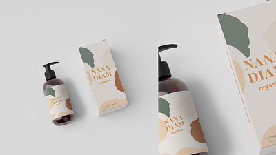 NANA DIAM Packaging brand identity branding branding and identity branding design logodesign mockup packaging