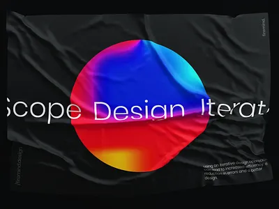 Design Process Poster Mockup branding design photoshop