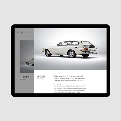 Volvo Cars — Interface Design for their new corporate website cars clean corporate design interface responsive site ui ux volvo web