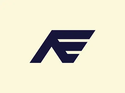 A+E branding design flat lettering logo logo design logodesign minimal typography vector