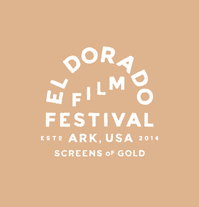 El Dorado Film Festival 2019 arkansas design eldorado film hand drawn joe horacek lettering little mountain print shoppe screen printing type typography vintage