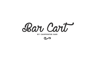 Bar Cart Logo art direction branding logo typography
