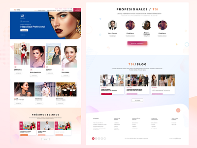 Tsi Website design landing site ui user friendly ux web webdesign website