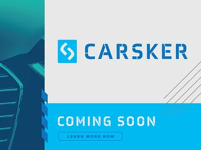 Carsker branding blue brand branding car car dealer cars color color palette design digital icon logo logo design minimal teal tires typography vector wheels