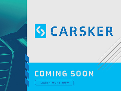 Carsker branding blue brand branding car car dealer cars color color palette design digital icon logo logo design minimal teal tires typography vector wheels