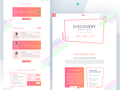 Eventry - Conference & Event Website Template agency website branding conference design event illustration landingpage meetup product ui ux website design