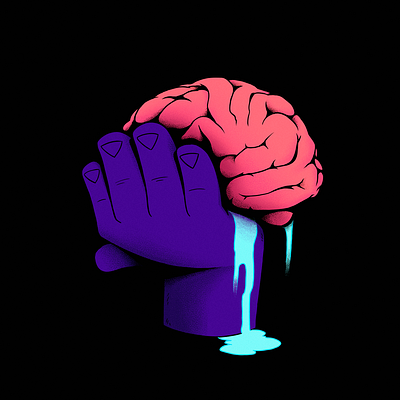 Inktober2019 - Mindless brain cartoon creative design hand hand drawn illustration inktober inktober 2018 inktober2019 mind mindless