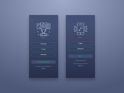 Smart Lock app kacper michalik product project ui user experience user interface ux visual design