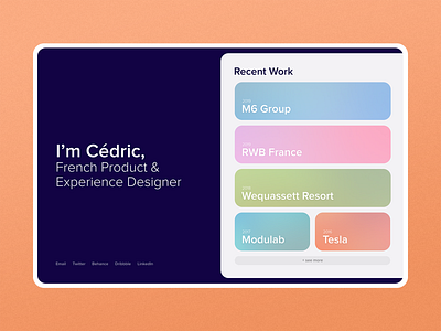 Adobe XD - First try adobe xd adobexd colorful exploration flatdesign gradient color layout pastel colors product design rounded corners ux ui webdesign