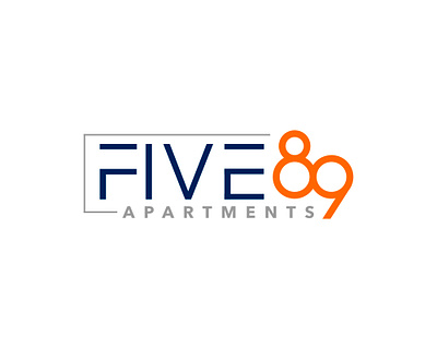 Five89 Apartments - Winning Logo apartment brand identity branding building business condo constructions coreldraw creative designs flat idea innovative logo out of box vector