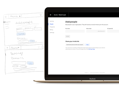 Uber for Business add people page admin dashboard add people b2b dashboard dashboard ui enterprise invite invite flow product design uber uber for business ui design ux design