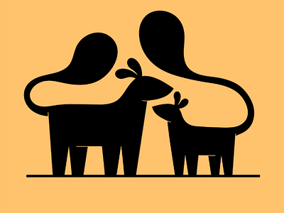 Creatures animals creatures design flat graphicdesign illustration vector
