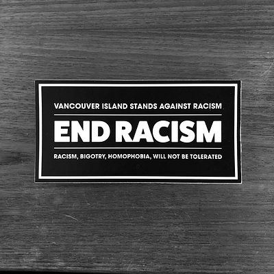 End Racism Sticker