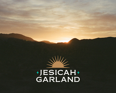 Jesicah Garland Nº 3 branding design logo photography retreat yoga logo