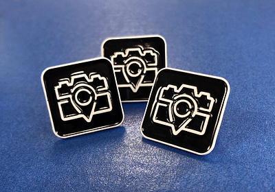 CompanyCam Enamel Pins branding design enamel pin merch design