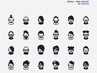 People icon set avatar avatars icon icon design icon designs icon set iconography icons icons set illustration people vector