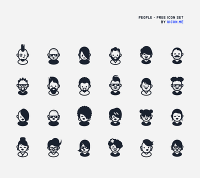 People icon set avatar avatars icon icon design icon designs icon set iconography icons icons set illustration people vector