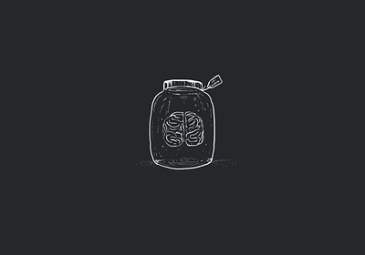 Inktober Day 2 | Mindless black and white brain drawing inktober inktober2019 mindless procreate sketch sketching