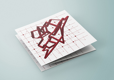 Dark red geometrical vector abstraction design illustration ui vector web