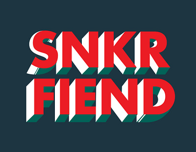 Snkr Fiend clientwork design ipadpro lettering logo logo designer logodesign logotype procreate typography