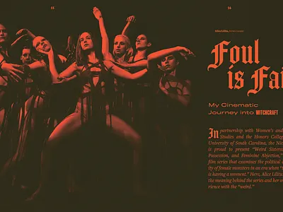 Suspiria film gothic lettering halloween halloween design magazine movies print design print spread red suspiria