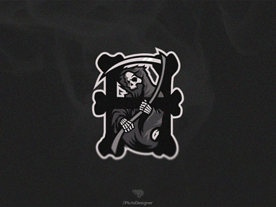 Grim Reaper Mascot Logo army baby esportlogo esportslogo logo logogaming mascotdesign mascotlogo sportbranding sportlogo sportlogodesign sportslogo vectorlogo