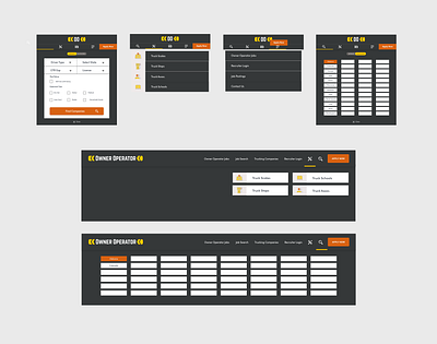 UI Elements Darkmode branding frontend development illustration ui uxui