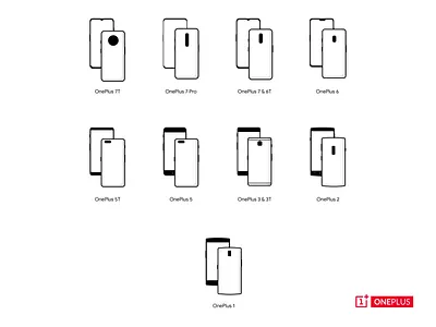 OnePlus Devices design devices icons iconset illustration mobile oneplus product vector vector art