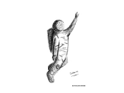 Inktober Day 2 - Mindless astronaut inktober inktober day 2 inktober2019 mindless space
