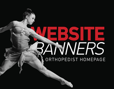 Web banners for orthopedist homeage banner design banners graphicdesign webdesign webgraphic