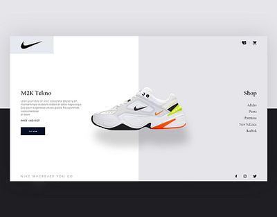 Nike Product Concept - Page loading adobexd design fashion nike nike air ui ux web website