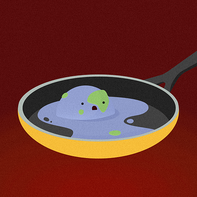 Global warming illustration vector