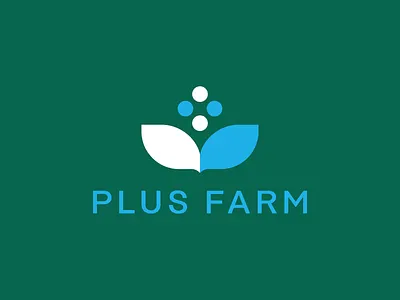 Plus Farm Logo Concept branding design identity logo