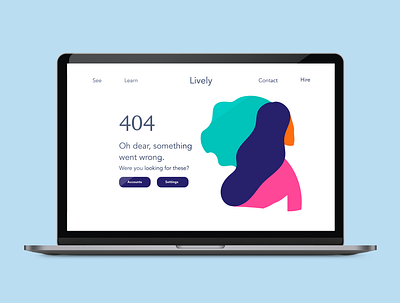 Daily UI 008 404 Page 404 page branding daily ui dailyui design illustration interaction design minimal ui ux vector vector illustration