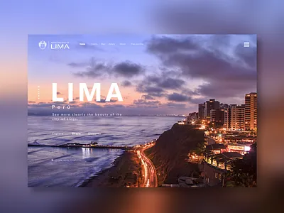 Lima web design city landing page travel travel page webdesign webpage webpagedesign website