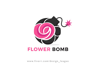 FlowerBomb Logo artwork bomb bomb logo branding brandingdesign clean conceptual design creative agency creative design design design art flower flower logo fresh design icon illustration logo modern modern logo modernism trendy