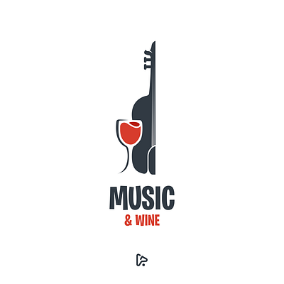 Music & Wine Logo Concept brand branding combination design design designer dualmeaning garagephic studio graphic icon illustration inspiration logo music music logo restaurant vector violin violin logo wine wine logo