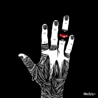 Inktober - Ring illustration ink inktober