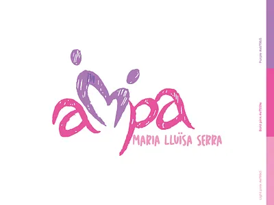 [Logo Design] AMPA by Maria Lluïsa Serra branding design illustration logo