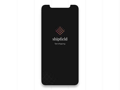 Shipfield app splash app concept design ios iphone ui ux