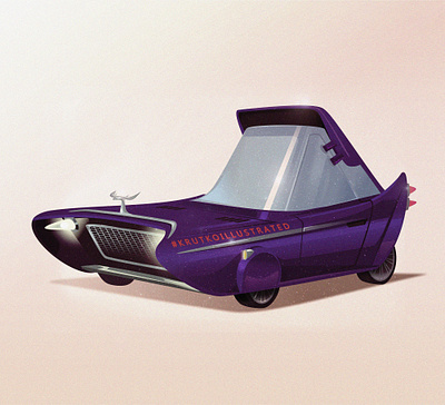 Cartoon retro car concept art artwork car cartoon cartoons casual game character clean concept concept design creative design funny illustration industrial retrocar retrowave toy toycar wheel