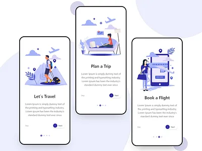 Onboarding app app design app ui application ui hour midnight illustraion ios mobile app mobile ui onboard onboarding onbording screen splash splash page splash screen travel ui userinterface walkthrough