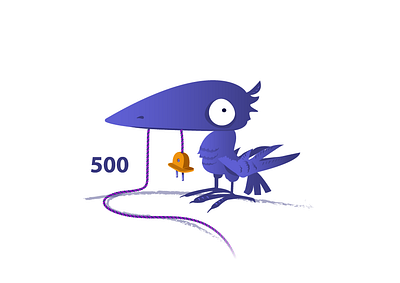 Web errors - 500 500 error character . design design error illustration vector web error