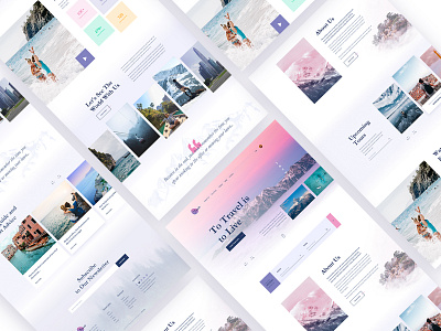 Travelo_Travel_Agency_Template 2019 trend agency branding creative design flat icon landing page logo minimal photoshop startup template tour travel typography ui ux web website