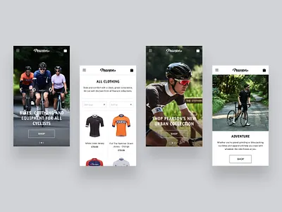 Pearson1860.com - Mobile design ui ux web website
