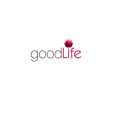 GoodLife logo branding design logo typography