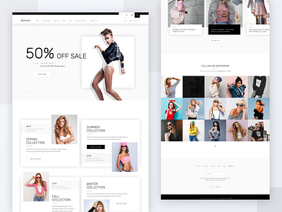 Boutique or Fashion Demo boutique clothes clothing design design fashion fashion design fashion slide rezfelix shop theme design theme for wordpress themeforest ui ux web web design webdesign website website design wordpress