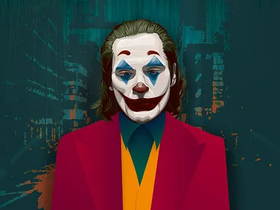 JOKER ( Put on a happy face ) batman clown comic art dc comics design illustration joker monster the joker